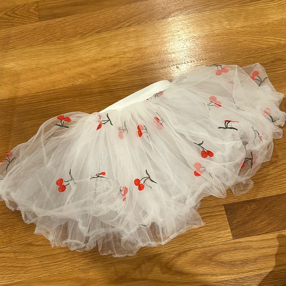 Sparkle Sisters Cherry Tutu (2-3T)